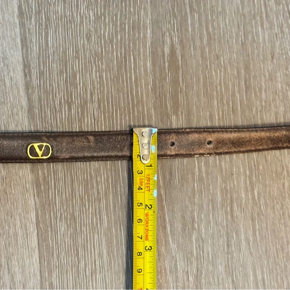 Vintage Valentino Garavani VLogo Leather Belt